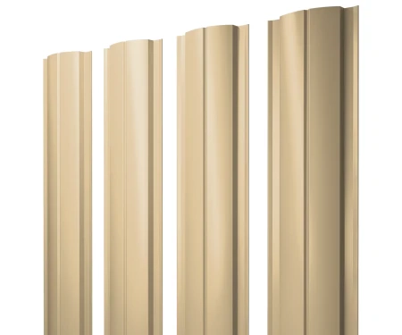 Полукруглый Slim Drap 0,45 RAL 1014 прямой