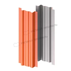 Штакетник Металл Профиль Прямоугольный Lane Полиэстер 0,45 прямой