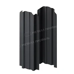 Штакетник Металл Профиль Прямоугольный Lane Viking двухсторонний 0,45 фигурный