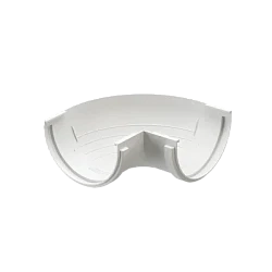 Угол желоба наружный d-120 мм 90° ПВХ Döcke Standard