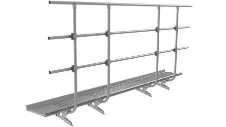 с ограждением для фальцевой кровли 3 м 