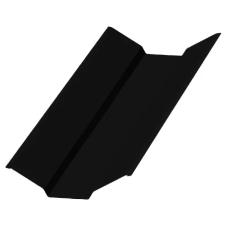 Планка ендовы верхняя Металл Профиль 76x76x2000 Viking E 0,5 цвет RAL 9005