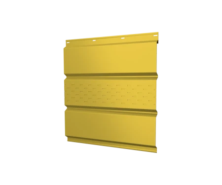 Металлический софит Grand Line Полиэстер 0,45 с частичной перфорацией Ral 1018