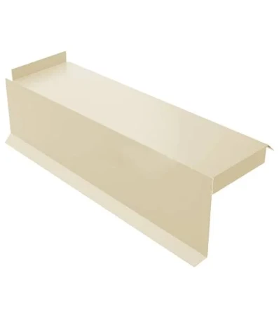 Планка сегментная торцевая левая Металл Профиль 350 мм 0,5 Norman цвет RAL 1015