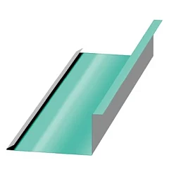Планка примыкания нижняя Металл Профиль 250x122x2000 Purman 0,5 Планка примыкания нижняя Металл Профиль 250x122x2000 Purman 0,5
