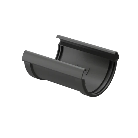 Соединитель желоба d-141 мм ПВХ Döcke Lux графит RAL 7024