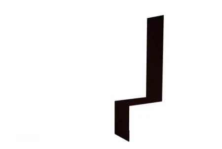 Планка примыкание боковое фальц Grand Line 0,5 Pural Matt цвет RR 32