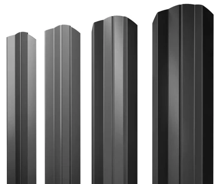 М-образный Rooftop Matte (Стальной бархат) 0,5 RAL 9005 фигурный