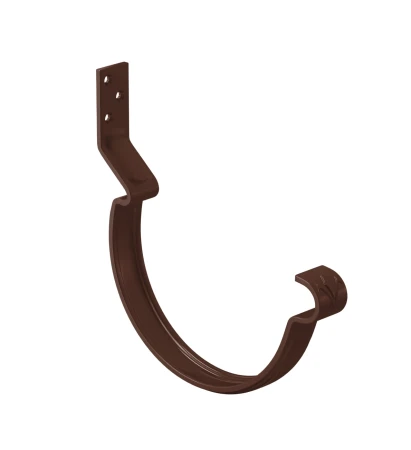 Крюк желоба d-125 мм усиленный короткий Аквасистем Премиум PU Matt 4,0 в Санкт-Петербурге фото