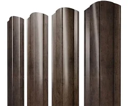 Штакетник Grand Line Круглый Print Elite Double 0,45 фигурный