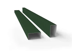 Труба для забора  Colority Black 40x20x2,0x3000