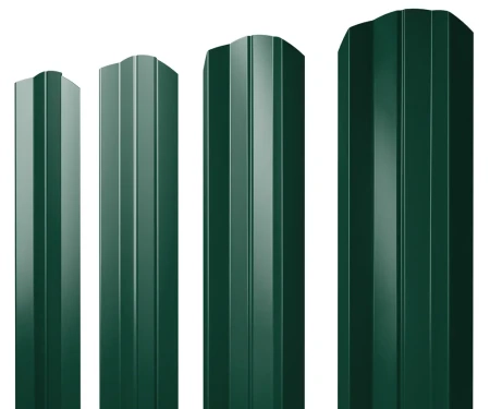 М-образный Полиэстер двухсторонний 0,45 RAL 6005 фигурный