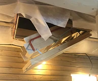 Чердачная лестница Fakro LWT Thermo 70x120, механизм раскладывания