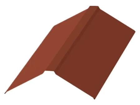 Планка конька плоского Металл Профиль 120x120x2000 0,50 PURETAN цвет RR 750