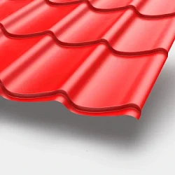 Волнистый лист Металл Профиль Ламонтерра (Монтеррей) Полиэстер МП 0,45