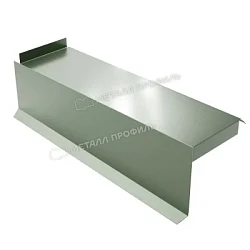 Планка сегментная торцевая левая Металл Профиль 400 мм Purman 0,5 Планка сегментная торцевая левая Металл Профиль 400 мм Purman 0,5