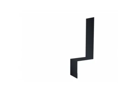 Планка примыкание боковое фальц Grand Line 0,5 Pural Matt цвет RR 23