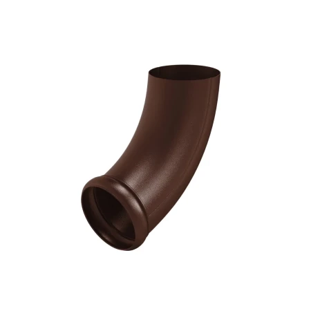 Колено стока (отвод трубы) декорированный d-100 мм Aquasystem Premium Pural Matt 0,6 RR 32