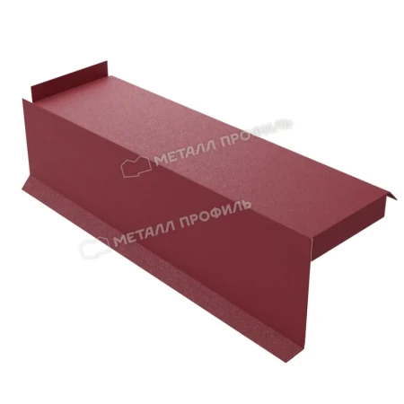 Планка сегментная торцевая левая Металл Профиль 350 мм 0,5VikingMP E цвет RAL 3005