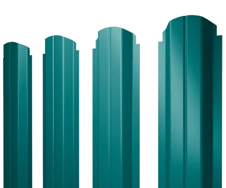 П-образный Satin 0,5 RAL 5021 фигурный