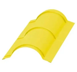 Планка конька круглого Металл Профиль R110x2000 Полиэстер 0,45
