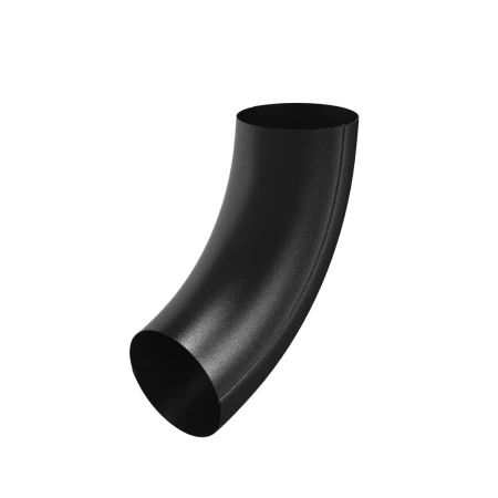 Колено трубы d-90 мм Aquasystem Premium PU Matt 0,6 RAL 9005