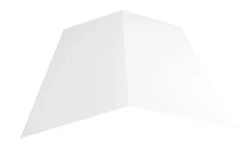 Планка конька плоского простая Металл Профиль 145x145x2000 Полиэстер 0,45