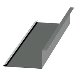 Планка примыкания нижняя Металл Профиль 250x122x2000 Полиэстер 0,45