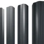 Штакетник Grand Line М-образный Rooftop Matte (Стальной бархат) 0,5 фигурный в Санкт-Петербурге фото