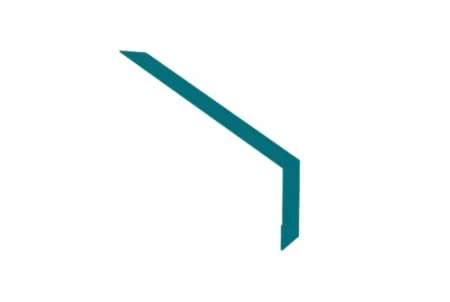 Планка капельник для мягкой кровли Grand Line 135x50 0,45 Полиэстер цвет RAL 5021