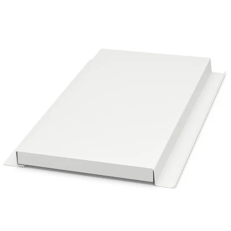 Линеарная панель Металл профиль Primepanel-Т-Г 24х178 мм с рустом Norman Ral 9003