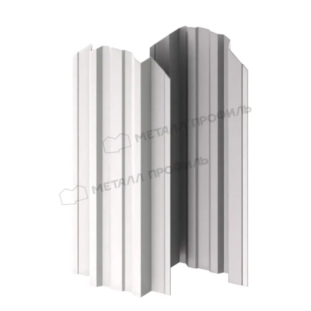 Прямоугольный Trapeze Полиэстер 0,45 RAL 9003 фигурный