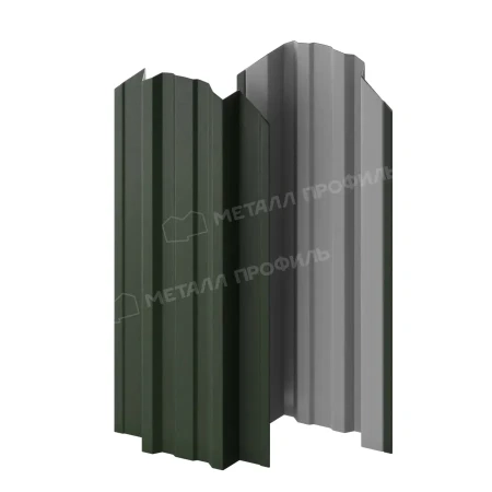 Прямоугольный Trapeze Viking E 0,5 RAL 6007 фигурный