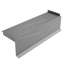 Планка сегментная торцевая правая Металл Профиль 400 мм Puretan 0,5 Планка сегментная торцевая правая Металл Профиль 400 мм Puretan 0,5