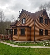 Готовая крыша с гибкой черепицей Шинглас Сама