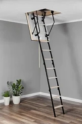 Чердачная люк-лестница Oman складная комбинированная 4-х секционная противопожарная Stallux EI45