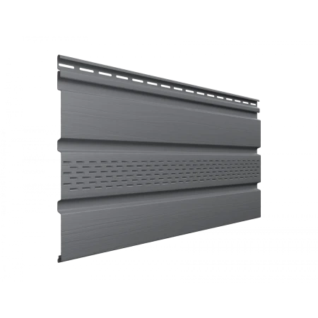 Виниловый софит Технониколь с частичной перфорацией бруния