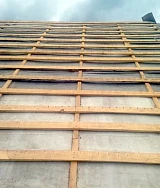 Подготовка ската крыши к монтажу металлочерепицы Ламонтерра