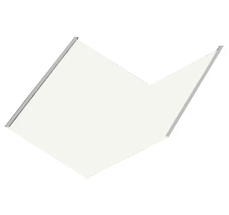 Планка ендовы нижняя Металл Профиль 298x298x2000 0,5 PURMAN цвет RAL 9010