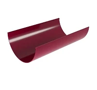 Желоб полукруглый ПВХ d-120 мм 3 м ГрандЛайн Классика бордо RAL 3005
