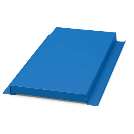 Линеарная панель Металл профиль Primepanel-Т-Г 24х281 мм с рустом Norman Ral 5015