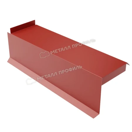 Планка сегментная торцевая левая Металл Профиль 350 мм 0,5 PURETAN цвет RR 29 Планка сегментная торцевая левая Металл Профиль 350 мм 0,5 PURETAN цвет RR 29