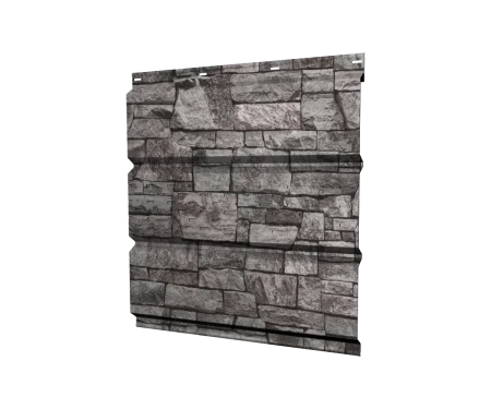 Металлический софит Grand Line Print Elite 0,45 с частичной перфорацией Fine Stone