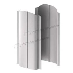 Штакетник Металл Профиль Круглый Ellipse Полиэстер 0,45 фигурный