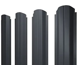 Штакетник Grand Line П-образный PurLite Matt 0,5 фигурный