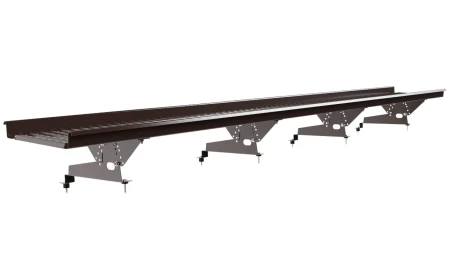 Для металлочерепицы с высокой ступенькой 3 м, Ral 8017