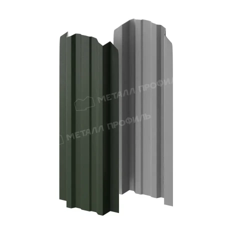 Прямоугольный Lane Viking E 0,5 RAL 6007 фигурный