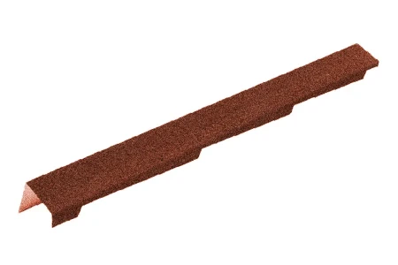 Планка торцевая левая для композитной черепицы Luxard цвет Оникс