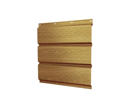 Металлический софит Grand Line Print Elite 0,45 с полной перфорацией Honey Wood