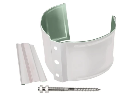 Кронштейн трубы на кирпич d-90 мм Grand Line Optima Полиэстер двухсторонний 0,6 RAL 9003